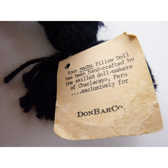 Vintage Worry Doll Cloth Handsewn Magna Peru Doll Maena - Picture 7 of 7